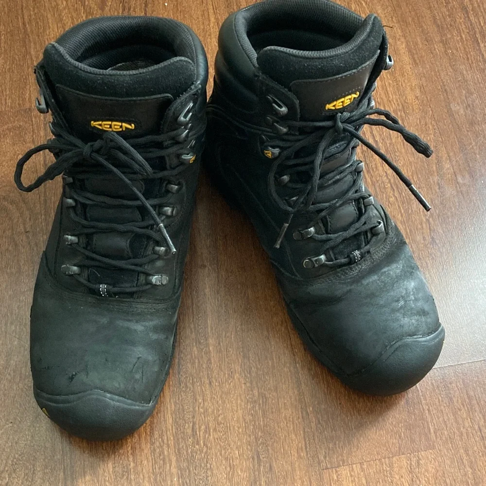 Keen Mens Utility Black Safety Footwear Sz 10